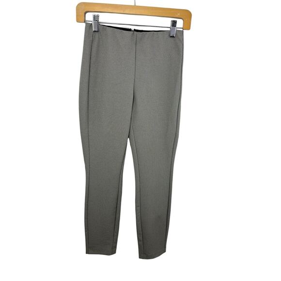 Rag & Bone Skinny Ankle Pants Black White Cropped Size 0 Herringbone Office - Picture 8 of 12